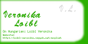 veronika loibl business card